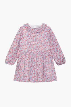 Trotters London Liberty Theresa Willow Kleid Aus Baumwolle In Rot Mit Blumenmuster​​​​​​​ -MONSON Kleidung Geschaft 145597s3