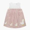 Trotters London Little Capel Geblümtes Kleid Mit Gänsen, Rosa