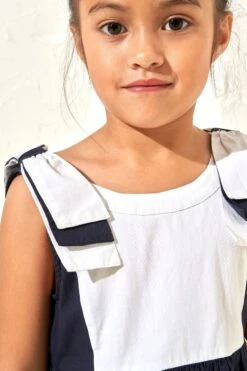 Angel & Rocket Avery Kleid Mit Bordüre, Blau -MONSON Kleidung Geschaft 163386s3