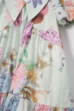 Angel & Rocket Lucia Gemustertes Kleid Mit Kragen, Mehrfarbig -MONSON Kleidung Geschaft 163618s5