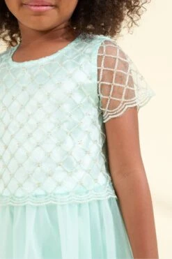 Angel & Rocket Anya Perlenbesticktes Tüll-Kleid, Grün 14 Angel & Rocket Anya Perlenbesticktes Tüll-Kleid, Grün -MONSON Kleidung Geschaft 164603s5