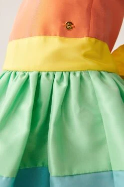 Little Bird By Jools Oliver Pastellfarbenes Gestreiftes Kleid Für Besondere Anlässe Mit Schleife​​​​​​​ -MONSON Kleidung Geschaft 188335s8