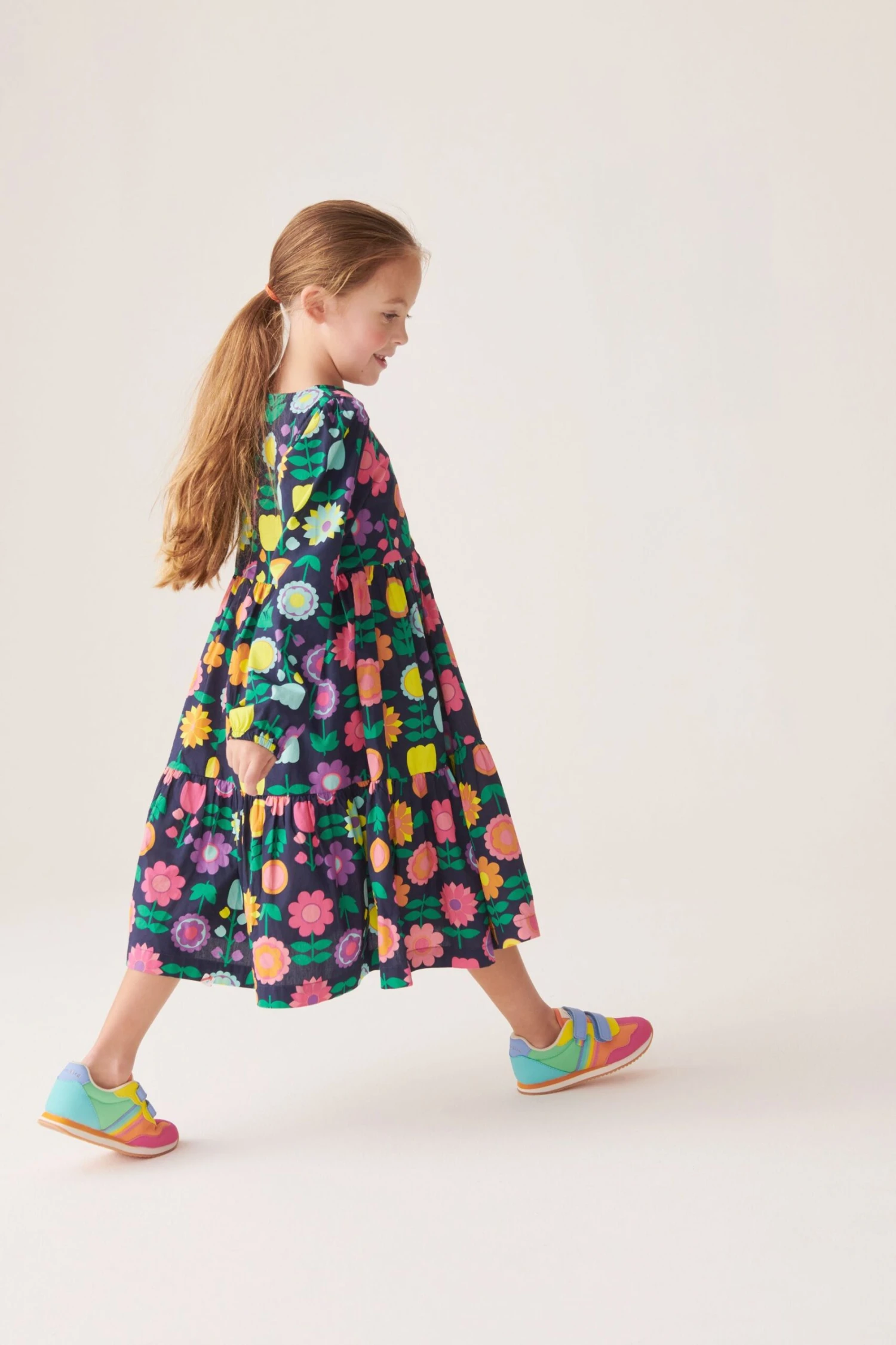 Little Bird By Jools Oliver Langärmeliges Kleid Mit Blumenmuster 4 Little Bird By Jools Oliver Langärmeliges Kleid Mit Blumenmuster – Bild 2