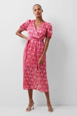 French Connection Elianna Kleid Mit Ausbrennermuster