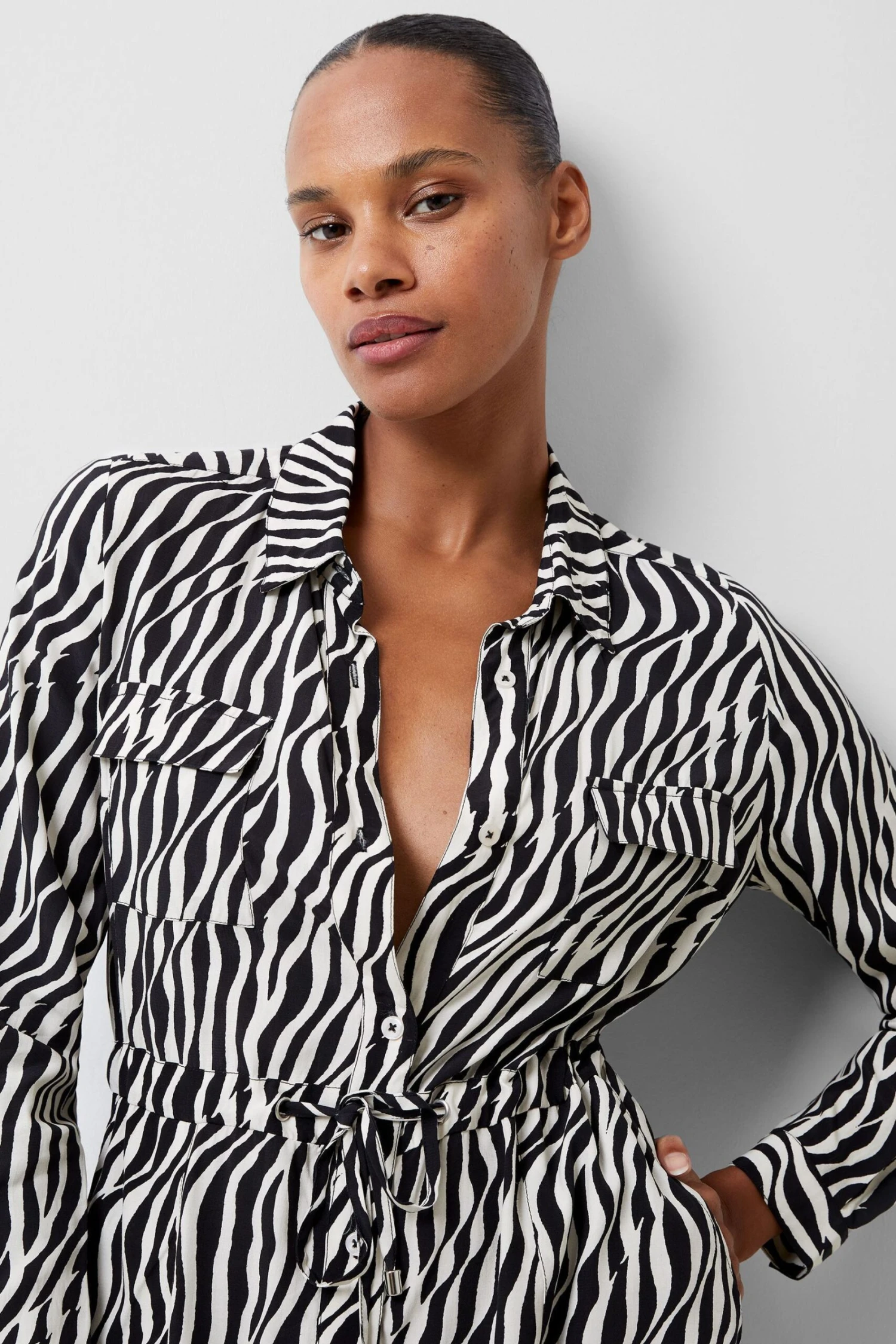 French Connection Seine Delphine Kleid 5 French Connection Seine Delphine Kleid – Bild 3