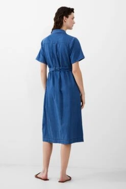 French Connection Zaves Chambray-Denim-Kleid -MONSON Kleidung Geschaft 193387s3