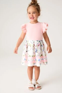 Baker By Ted Baker 2-in-1-Scuba-Kleid, Pink