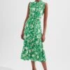 Hobbs Elsa Kleid In Kurzgröße, Grün -MONSON Kleidung Geschaft 228612s