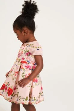 Baker By Ted Baker Geblümtes Kleid Aus Satin, Pink -MONSON Kleidung Geschaft 231633s3