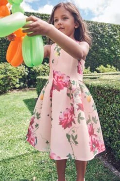 Baker By Ted Baker Airtex Scuba-Kleid Mit Blumenmuster -MONSON Kleidung Geschaft 241236s3