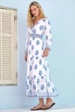 Aspiga Billie Kleid, Blau -MONSON Kleidung Geschaft 276185s3