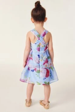 Baker By Ted Baker Gestreiftes Kleid Mit Blumendesign -MONSON Kleidung Geschaft 301293s3