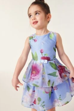 Baker By Ted Baker Gestreiftes Kleid Mit Blumendesign -MONSON Kleidung Geschaft 301293s4