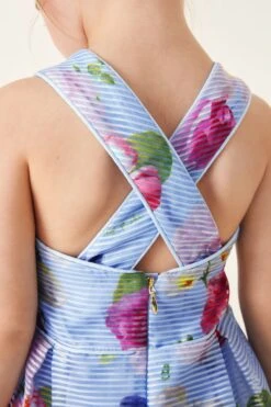 Baker By Ted Baker Gestreiftes Kleid Mit Blumendesign -MONSON Kleidung Geschaft 301293s6