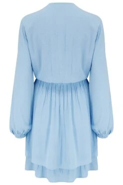 Pour Moi Kate Langärmeliges, Gewebtes Kleid Aus Viskose Mit Knopfdetail -MONSON Kleidung Geschaft 301449s5