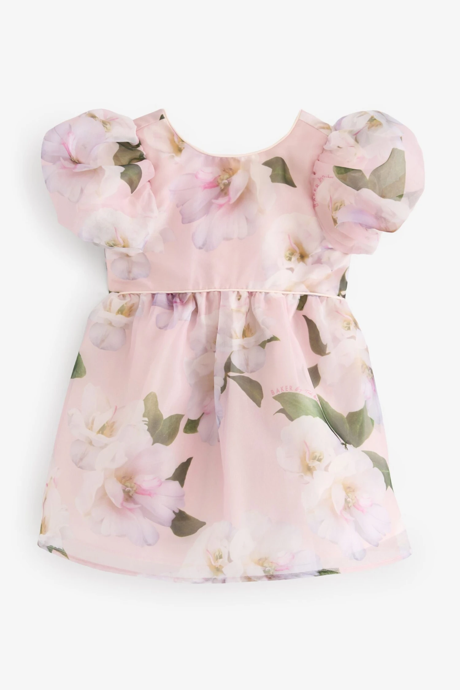 Baker By Ted Baker Organza-Kleid Mit Floralem Print, Pink 7 Baker By Ted Baker Organza-Kleid Mit Floralem Print, Pink – Bild 5