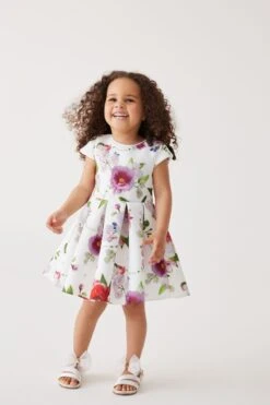 Baker By Ted Baker Geblümtes Kleid Aus Neopren