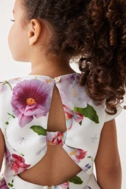 Baker By Ted Baker Geblümtes Kleid Aus Neopren -MONSON Kleidung Geschaft 305963s4