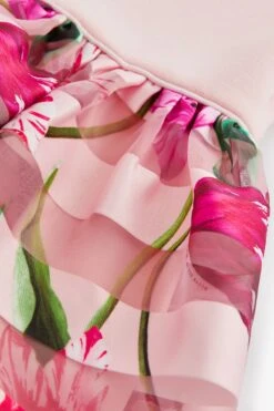 Baker By Ted Baker Kleid Mit Gestreiftem Rockteil Mit Ausbrennermuster -MONSON Kleidung Geschaft 322 877s10