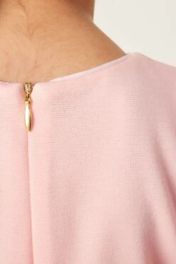 Baker By Ted Baker Kleid Mit Gestreiftem Rockteil Mit Ausbrennermuster -MONSON Kleidung Geschaft 322 877s5