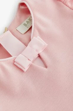 Baker By Ted Baker Kleid Mit Gestreiftem Rockteil Mit Ausbrennermuster -MONSON Kleidung Geschaft 322 877s9