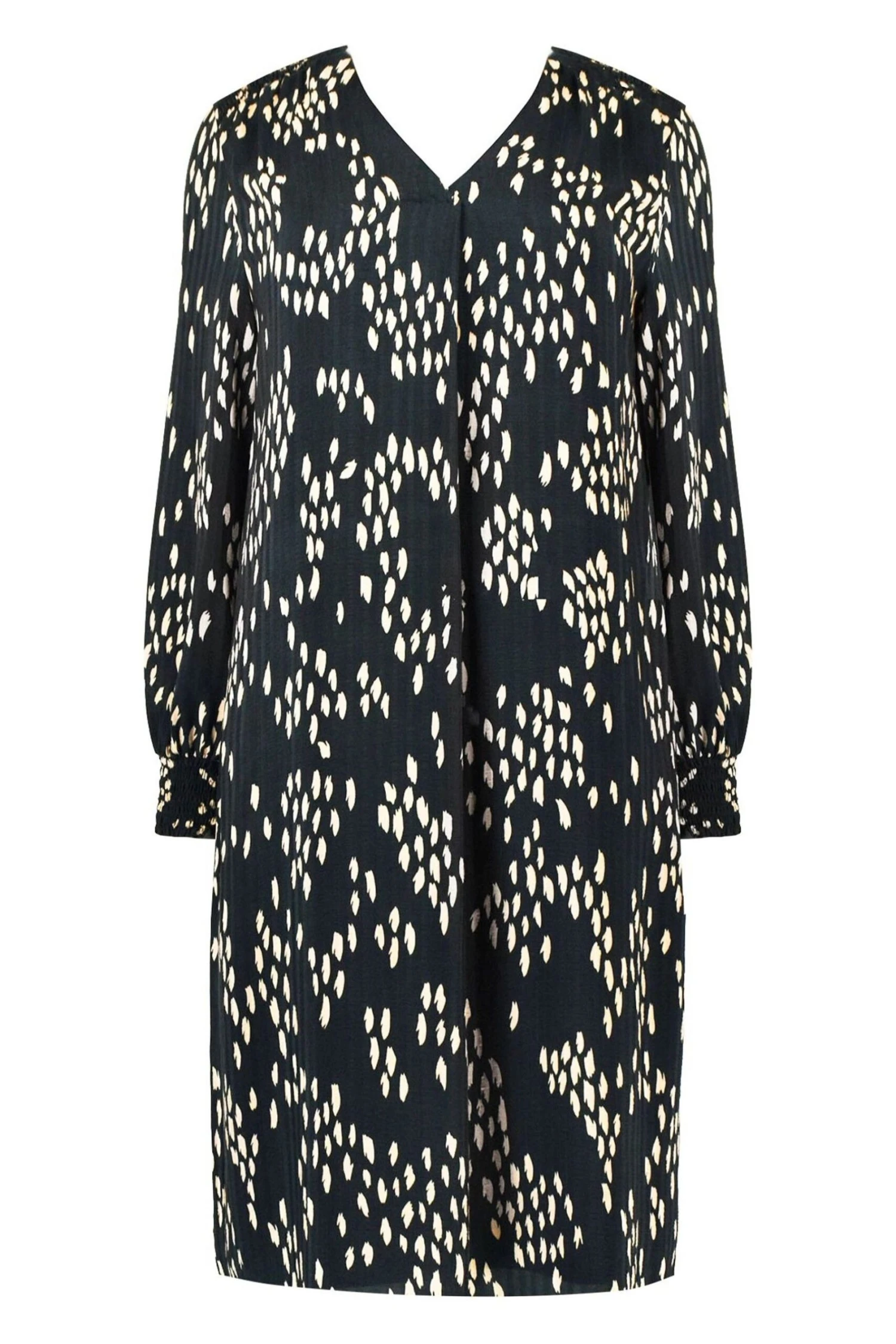 Live Unlimited Curve - Chuck On Plissiertes Kleid Mit Pinselstrichmuster, Steingrau 10 Live Unlimited Curve - Chuck On Plissiertes Kleid Mit Pinselstrichmuster, Steingrau – Bild 8