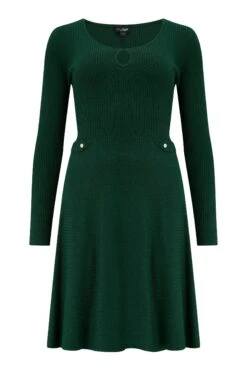 Pour Moi Helen Strick Skater Rock Kleid Mit Lenzing™ Ecovero™ Viskose -MONSON Kleidung Geschaft 362783s3