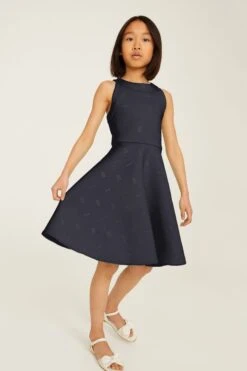 Baker By Ted Baker Neckholder-Kleid Aus Neopren Mit Prägung