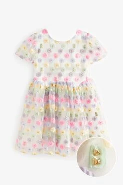 Baker By Ted Baker Organza-Kleid, Mehrfarbig -MONSON Kleidung Geschaft 369 882s5