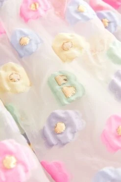 Baker By Ted Baker Organza-Kleid, Mehrfarbig -MONSON Kleidung Geschaft 369 882s7