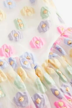 Baker By Ted Baker Organza-Kleid, Mehrfarbig -MONSON Kleidung Geschaft 369 882s8