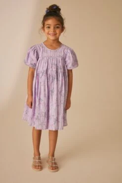 Laura Ashley Crosswell Gesmoktes Kleid Mit Glitzer