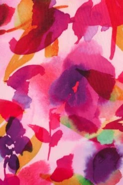 Adrianna Papell Bedrucktes, Knöchellanges Kleid, Rosa -MONSON Kleidung Geschaft 383807s6