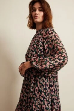 Phase Eight Betty Ausgestelltes Kleid Mit Blumenmuster, Mehrfarbig -MONSON Kleidung Geschaft 392170s4