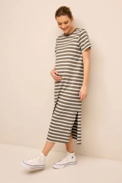 Next Umstandsmode Gestreiftes T-Shirt-Kleid