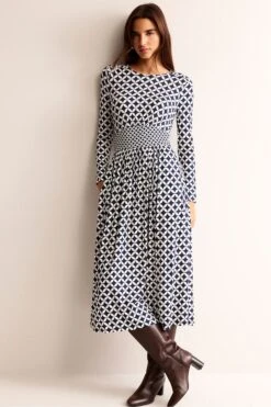 Boden Thea Langärmeliges Midi-Kleid -MONSON Kleidung Geschaft 493487s3