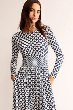 Boden Thea Langärmeliges Midi-Kleid -MONSON Kleidung Geschaft 493487s4