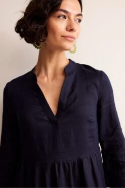 Boden Sophia Kurzes Kleid Aus Leinen -MONSON Kleidung Geschaft 494092s4