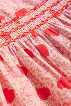 Boden Gesmoktes Cord-Kleid Mit Herzmuster -MONSON Kleidung Geschaft 494129s3