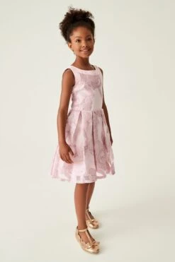 Baker By Ted Baker Glitzerndes Jacquard-Kleid Mit Schleife -MONSON Kleidung Geschaft 4AZ854s5