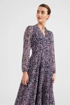 Hobbs Aurora Kleid, Blau -MONSON Kleidung Geschaft 525465s3