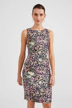 Hobbs Moira Kleid, Mehrfarbig