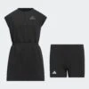 Adidas Golf Sport-Kleid, Schwarz -MONSON Kleidung Geschaft 553265s