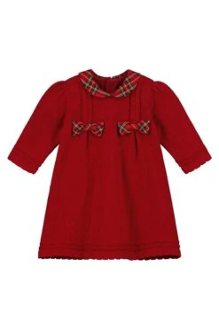 Emile Et Rose Weihnachtliches Set Mit Kleid Mit Strick-Schleife Und Strumpfhose, Rot 8 Emile Et Rose Weihnachtliches Set Mit Kleid Mit Strick-Schleife Und Strumpfhose, Rot -MONSON Kleidung Geschaft 554062s3