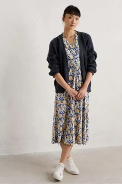 Seasalt Cornwall Chapelle Kleid Mit Dreiviertelärmeln, Kurzgröße -MONSON Kleidung Geschaft 572049s3