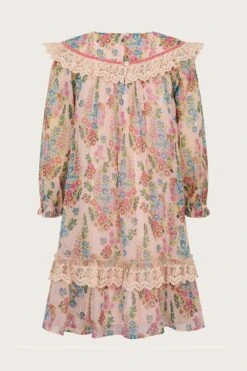 Monsoon Langärmeliges Kleid Mit Blumenmuster -MONSON Kleidung Geschaft 581421s3