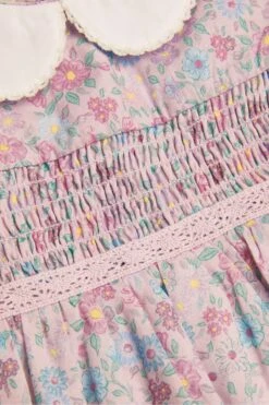 Monsoon Babyset Aus Geblümtem Kleid Mit Kragen Und Slip -MONSON Kleidung Geschaft 581675s3