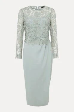 Phase Eight Adeline Doppellagiges Kleid, Grün -MONSON Kleidung Geschaft 624458s8