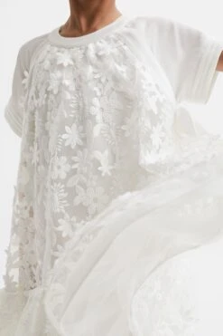 Reiss Theo Ausgestelltes, Verziertes Kleid -MONSON Kleidung Geschaft 631974s5