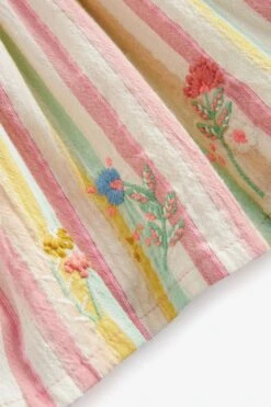 Next Rosa - Pink Gestreiftes Kleid (3 Monate Bis 7 Jahre) -MONSON Kleidung Geschaft 639806s8